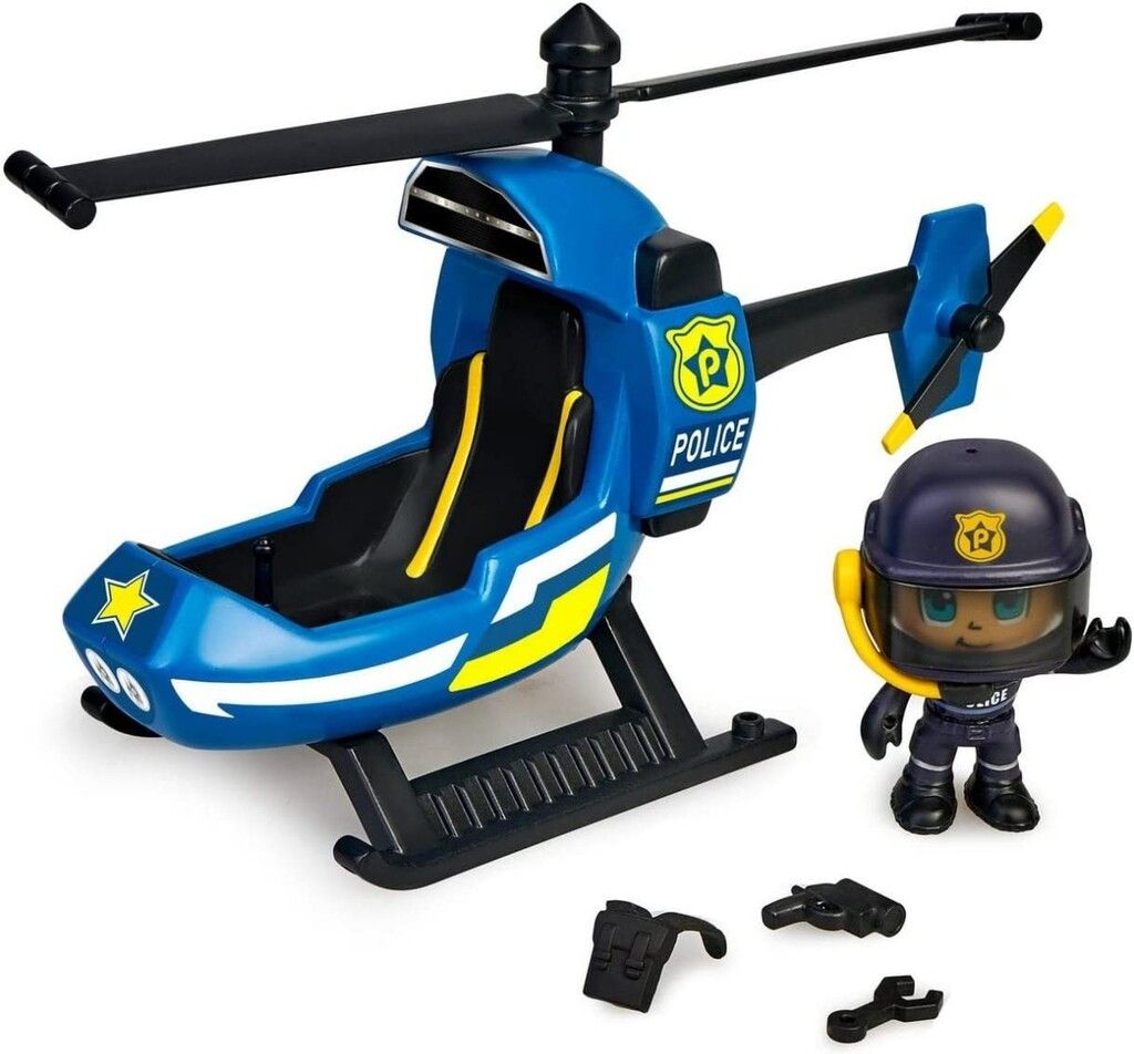 PINYPON ACTION HELICOPTERO DE POLICIA CON FIGURA COD 17037 - Imagen 2