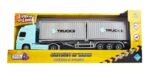 CAMION CONTENEDOR DOBLE CON LUZ Y SONIDO A FRICCION COD 7491