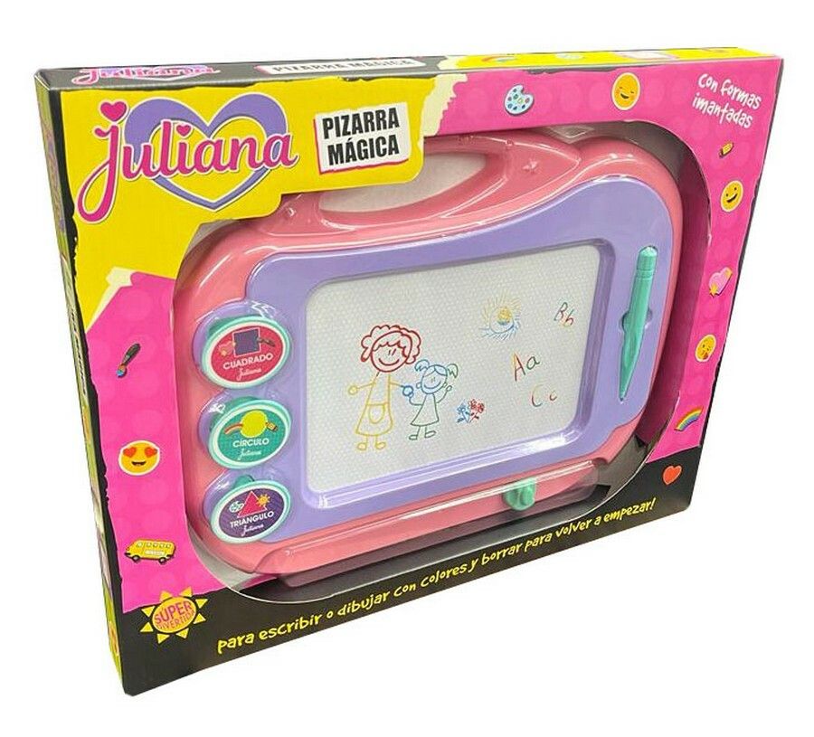 JULIANA PIZARRA MAGICA CON FORMAS IMANTADAS COD JUL053 - Imagen 3
