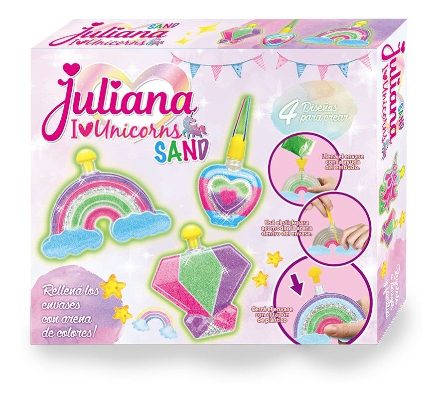 JULIANA ARENA MAGICA I LOVE UNICORNS SAND COD JUL039