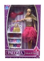 MUNECA PALOMA COLECCION DE ZAPATOS CON CARTERA VR3 6837 FOTO 3