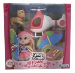 BEST FRIENDS HANNA CON HELICOPTERO Y MASCOTA COD 2435