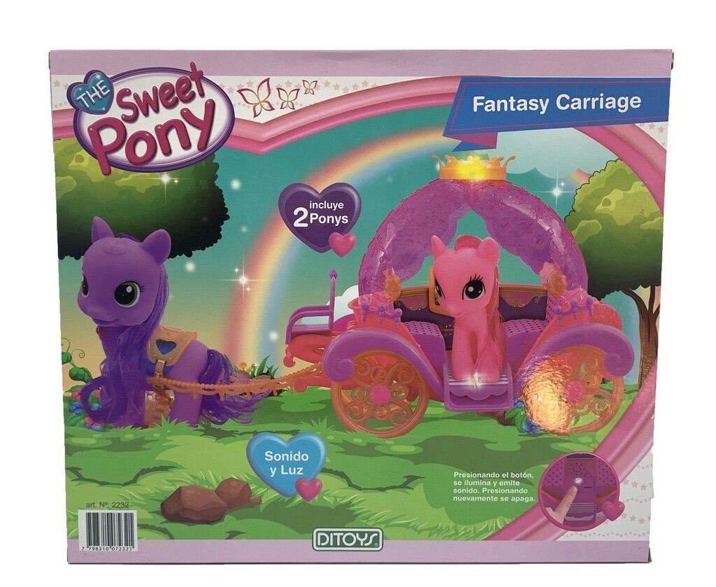 THE SWEET PONY CARRUAJE DE FANTASIA CON SONIDO COD 2232 - Imagen 3