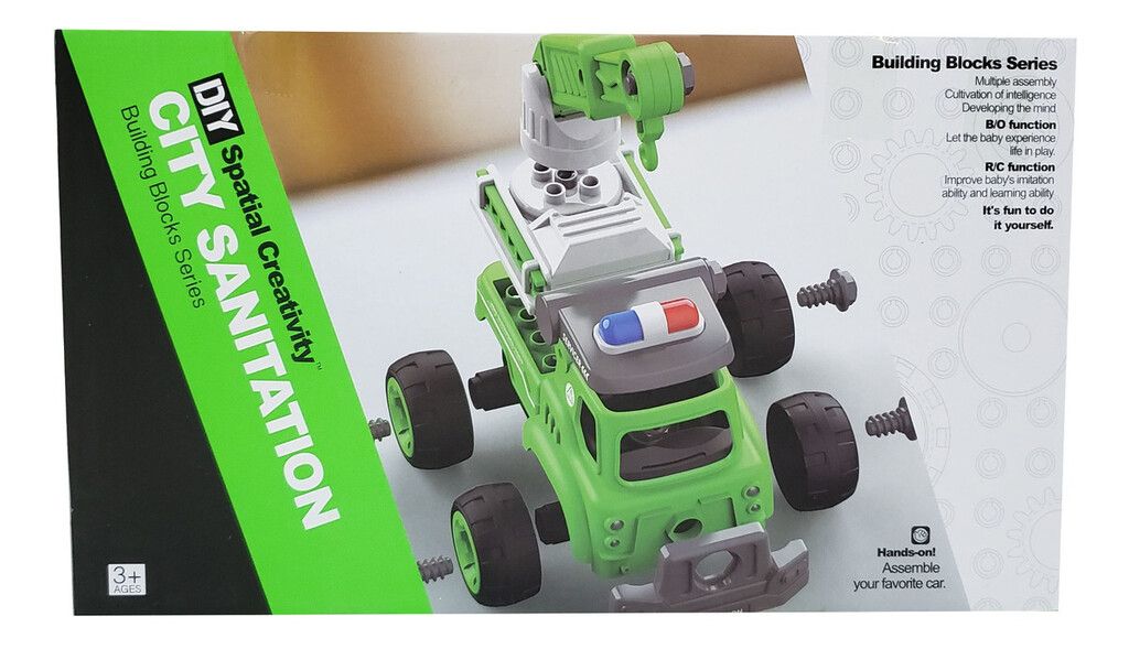 CAMION RECOLECTOR DIY PARA ARMAR Y DESARMAR 31 PZS COD 8042 - Imagen 2