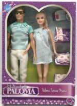 EL DUENDE AZUL PALOMA CON PAREJA FUTURA MAMA VR1 6368 VESTIDO CELESTE