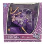 EL DUENDE AZUL MUNECA PALOMA Y SU SCOOTER Y ACC VR2 8206 SCOOTER VIOLETA