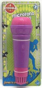 EL DUENDE AZUL MICROFONO CON ECO VR1 6272 MICROFONO VIOLETA