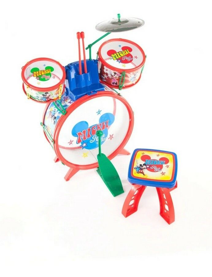 BATERIA MICKEY MY FIRST BAND GRANDE COD 1636 - Imagen 3