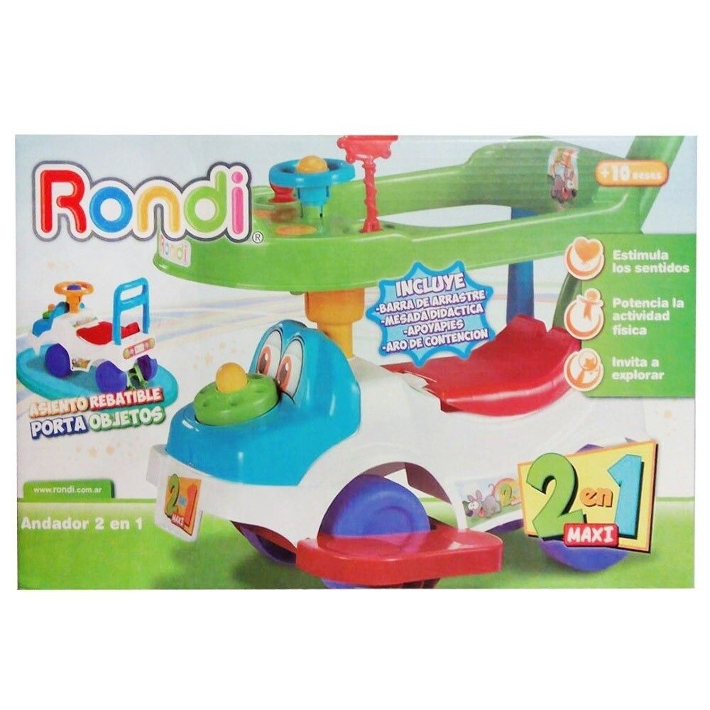 RONDI MAXI 2 EN 1 PATA PATA CON BARRAL COD 3034 - Imagen 3