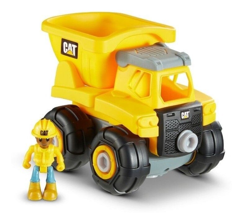 CAT PLAYSET VALIJA CONSTRUCCION VEHICULO + FIGURA VR1 82288 VOLQUETE - Imagen 3