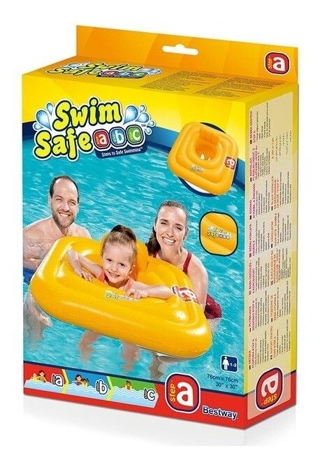 SALVAVIDAS BEBE SILLA INFLABLE FLOTADOR 76 X 76 CM COD 32050 - Imagen 3