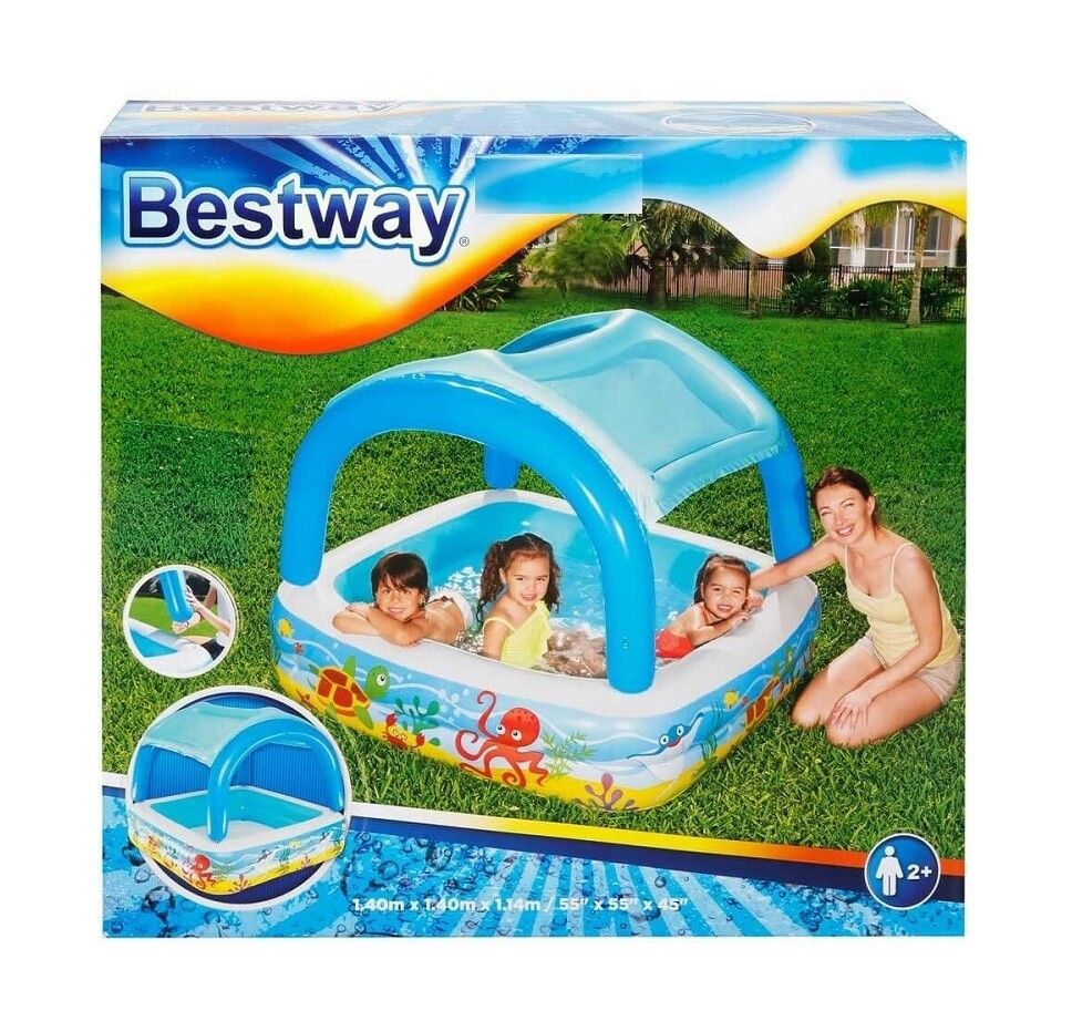 BESTWAY PILETA CON TECHO 147X147X122 CM COD 52192 - Imagen 4
