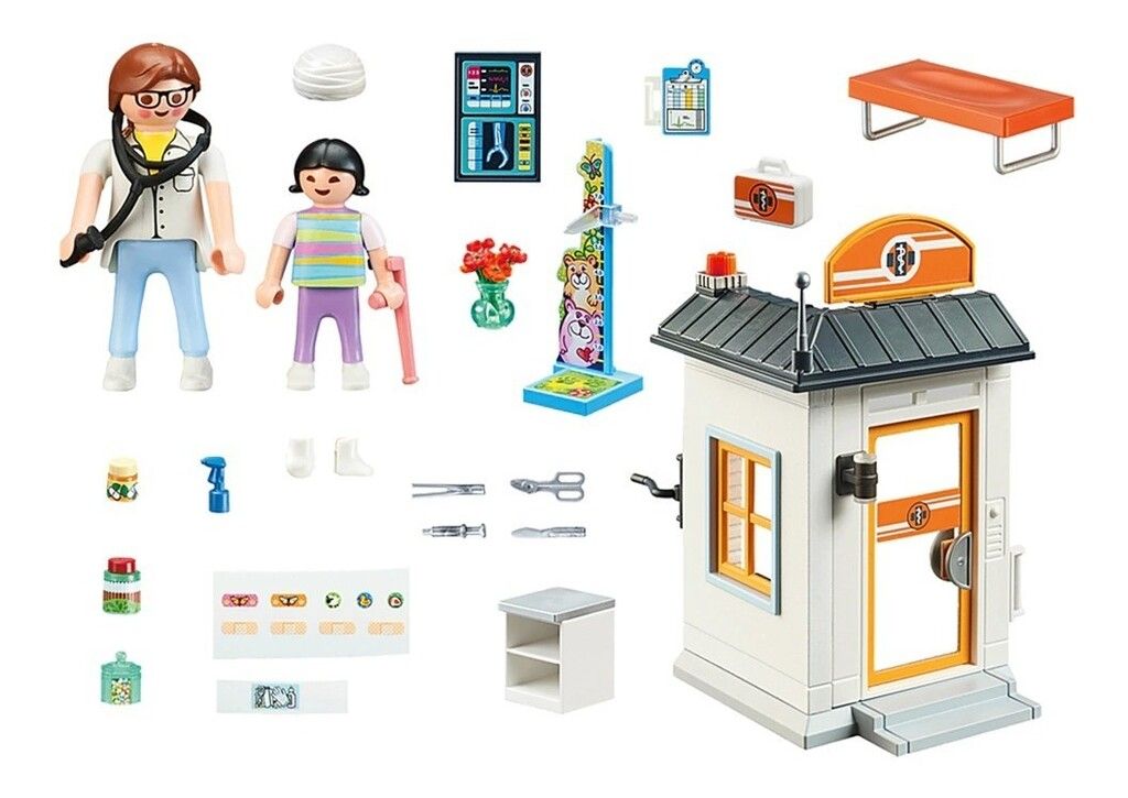 PLAYMOBIL PEDIATRA CITY LIFE STARTER PACK COD 70818 - Imagen 5