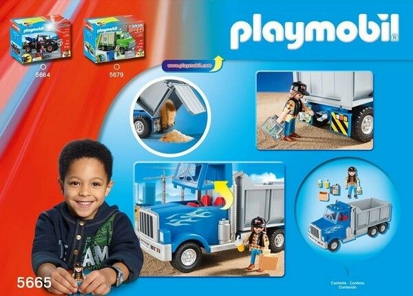 PLAYMOBIL CAMION VOLCADOR COD 5665 - Imagen 4