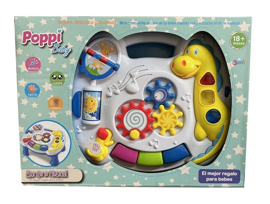 MESA MUSICAL INTERACTIVA POPPI BABY COD 3628