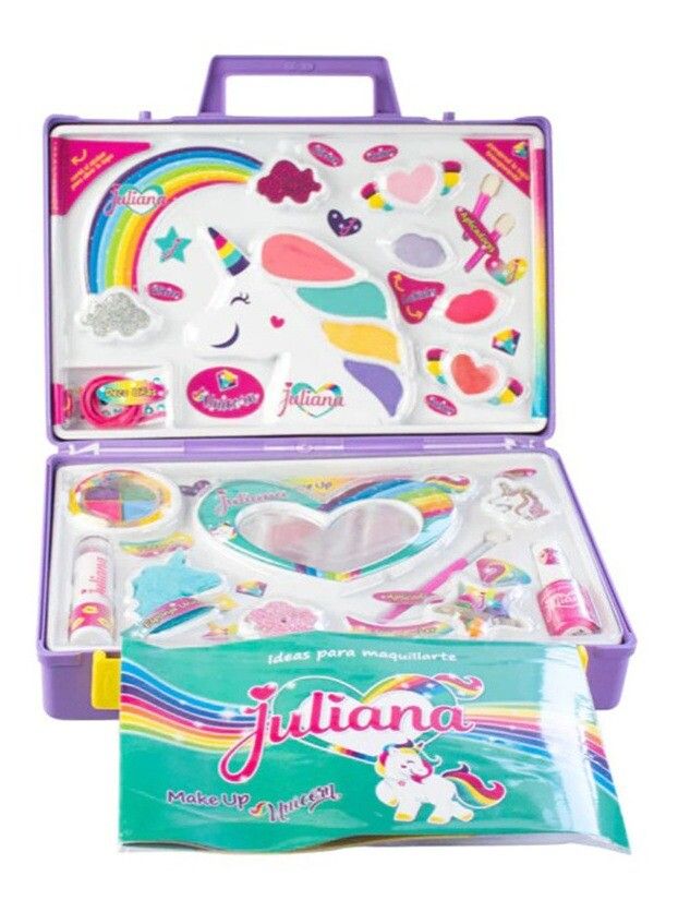 JULIANA VALIJA MAKE UP UNICORNIO GRANDE VR1 JUL046 VALIJA ROSA - Imagen 2