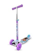 MONOPATIN DISNEY FROZEN PLEGABLE CON LUCES  VIOLE COD 12105