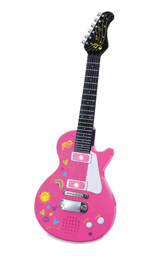 JULIANA GUITARRA ELECTRICA CON LUZ Y SONIDO COD JUL062 - Imagen 2