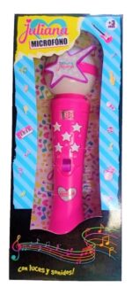 JULIANA MICROFONO KARAOKE CON LUZ Y SONIDO COD JUL061