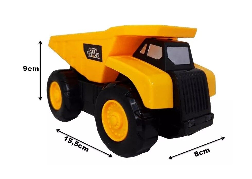 CITY TRACK VEHICULO FRICCION LUZ SONIDO VOLCADOR COD IK0482 - Imagen 3