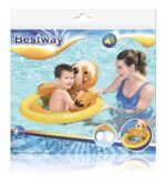 BESTWAY ASIENTO SALVAVIDAS ANIMALES CON SONIDO COD 34058 PEREZOSO