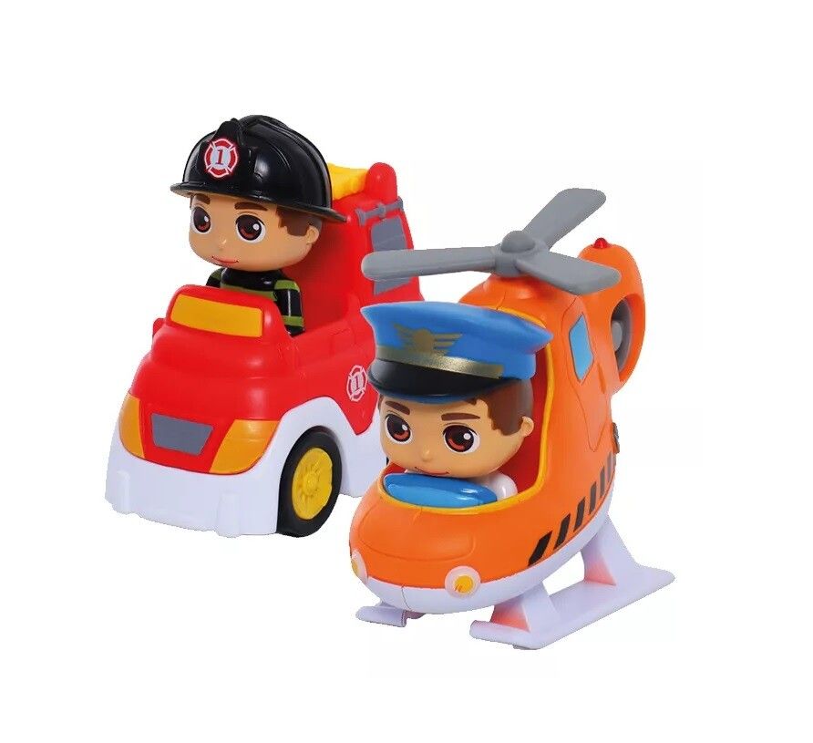 MY LITTLE KIDS SET VEHICULOS CON FIGURAS X 2 COD IK0494 - Imagen 2