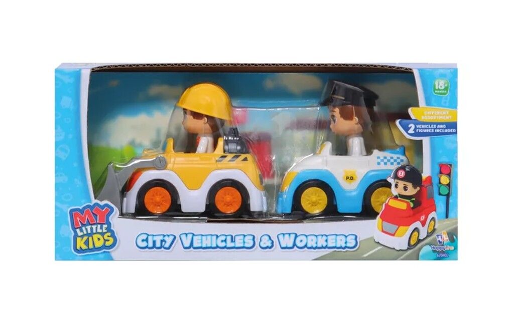 MY LITTLE KIDS SET VEHICULOS CON FIGURAS X 2 COD IK0493