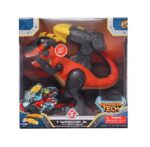 ROBOT WARRIOR TECH T-WRECKER JR LUZ SONIDO COD IK0423 NARANJA