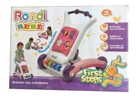 RONDI CAMINADOR FIRST STEPS ROSA CON ACTIVIDADES COD 2506