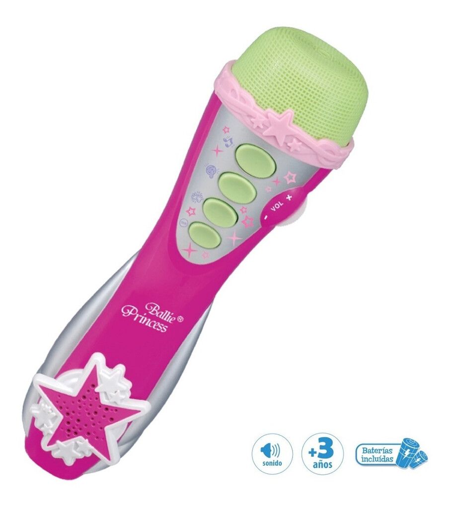 MICROFONO DE MANO KARAOKE MELODIAS EL DUENDE AZUL COD 34564 - Imagen 3