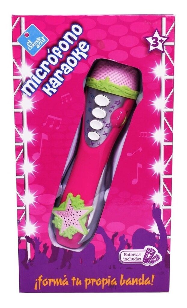 MICROFONO DE MANO KARAOKE MELODIAS EL DUENDE AZUL COD 34564