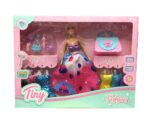 MUÑECA TINY CON VESTIDOS FASHION COD 53473  MODELO 3