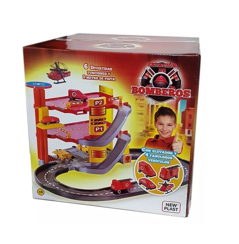 NEW PLAST SET ESTACION DE BOMBEROS COD 10641