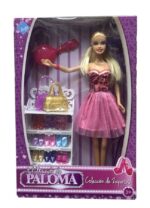 MUNECA PALOMA COLECCION DE ZAPATOS CON CARTERA VR1 6837 FOTO 1