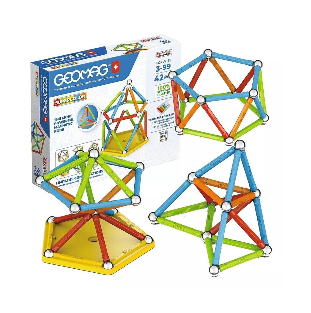 GEOMAG JUEGO DE CONSTRUCCION MAGNETICO COLOR 42 PIEZAS COD 72213 - Imagen 4