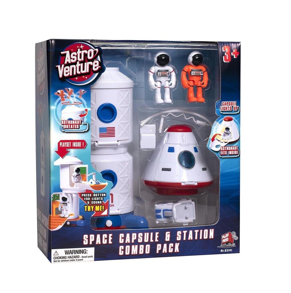 ASTRO VENTURE SET ESTACION Y CAPSULA ESPACIAL COD 63141