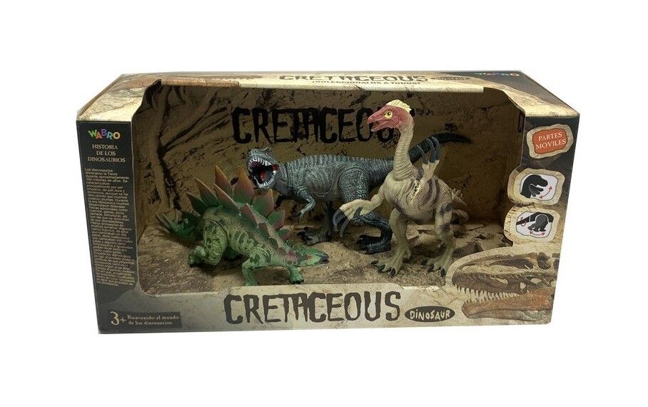 DINOSAURIOS SET X 3 CRETACEOUS COLECCION COD 99553 MOD1
