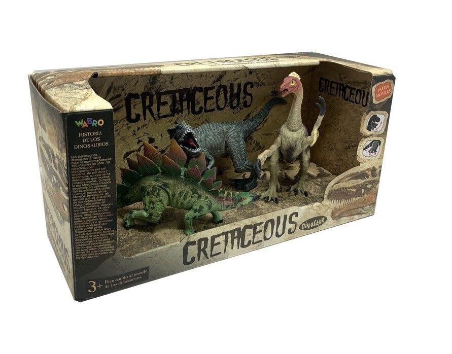 DINOSAURIOS SET X 3 CRETACEOUS COLECCION COD 99553 MOD1 - Imagen 2