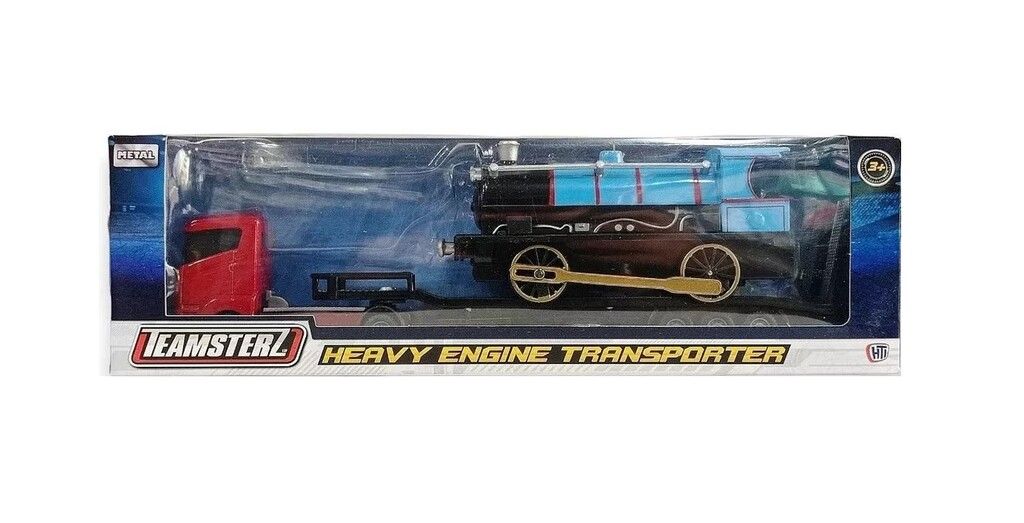 TEAMSTERZ CAMION TRANSPORTADOR MOTOR PESADO COD 14117 ROJO