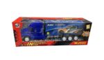 CAMION TRANSPORTADOR A FRICCION 42 CM COD 54642 AZUL