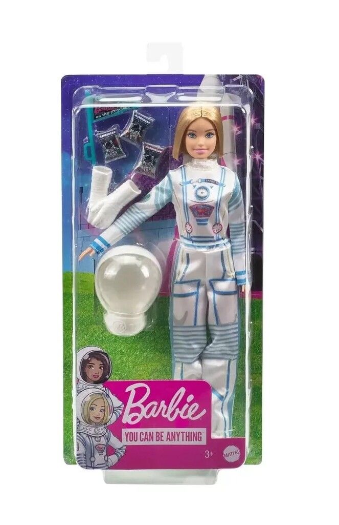 MUNECA BARBIE PROFESIONES CON ACCESORIOS COD GJY98 ASTRONAUTA