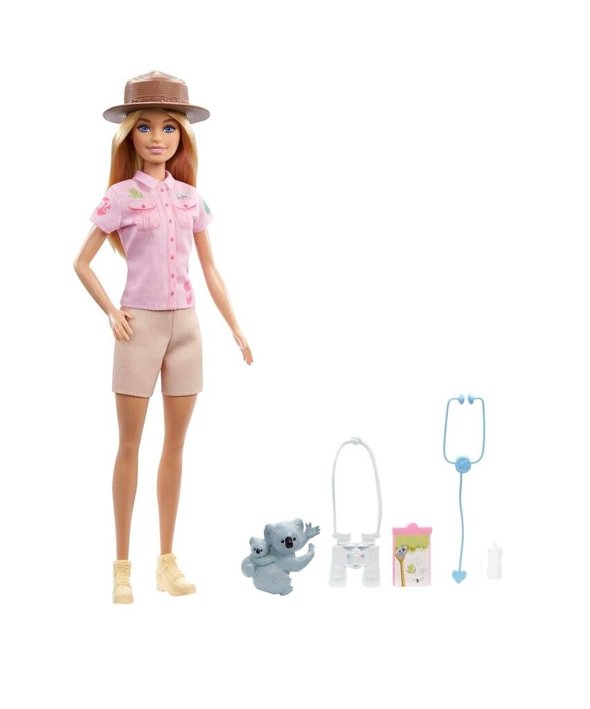 MUNECA BARBIE PROFESIONES CON ACCESORIOS COD GJY98 ZOOLOGA - Imagen 2