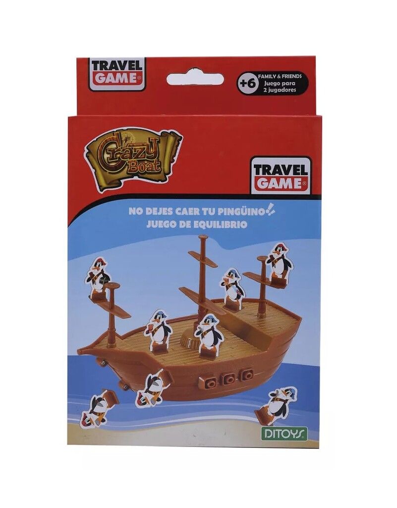 JUEGO DE MESA CRAZY BOATS JUEGO DE EQUILIBRIO DITOYS COD 2759