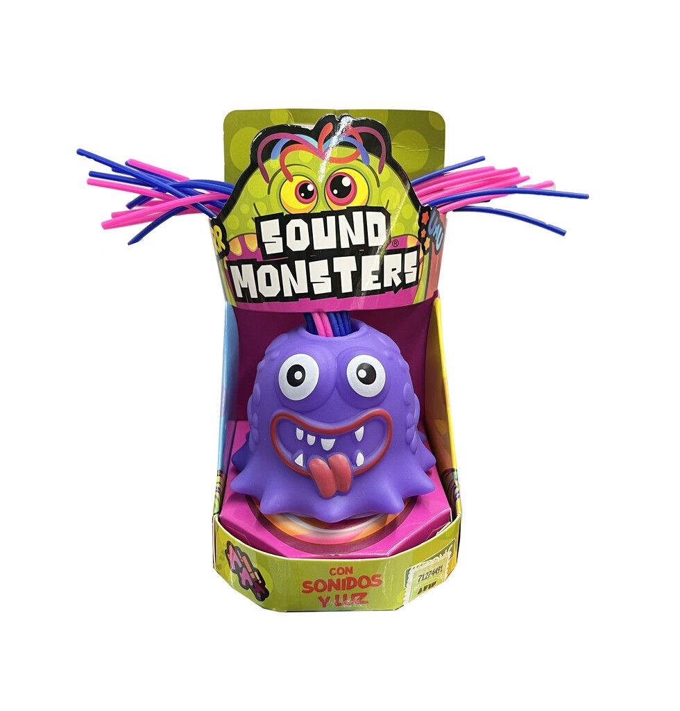 JUEGO SOUND MONSTERS CON LUZ Y SONIDO COD 2761 VIOLETA