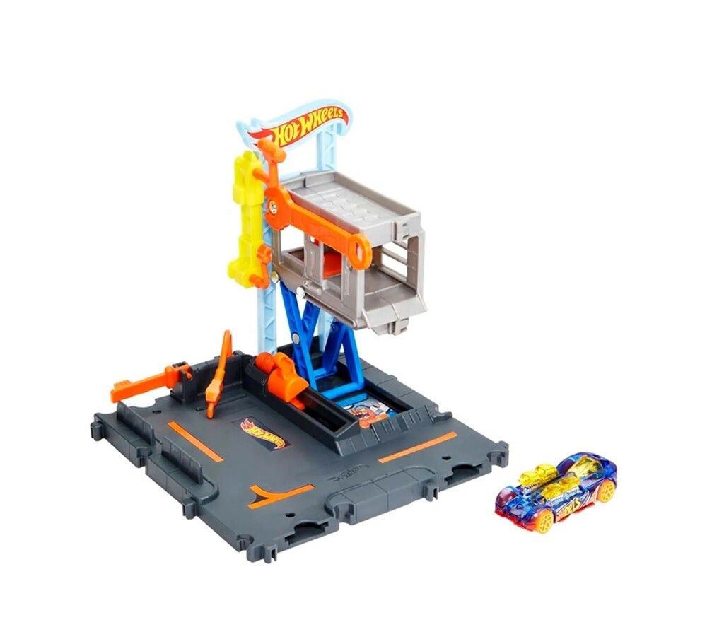 PISTA HOT WHEELS CITY TALLER DE REPARACION COD HDR28 - Imagen 2