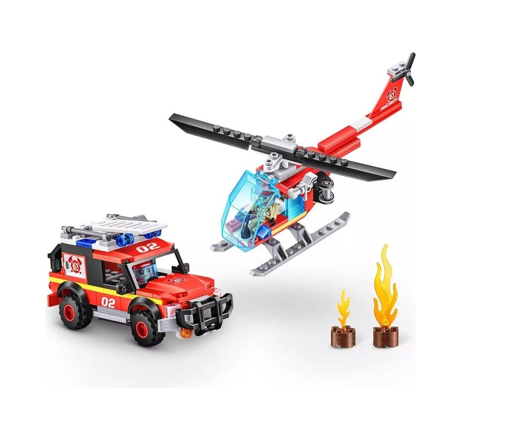 BLOQUES ZURU MAX CITY FIRE AVENTURE 265 PIEZAS COD 7457 - Imagen 2