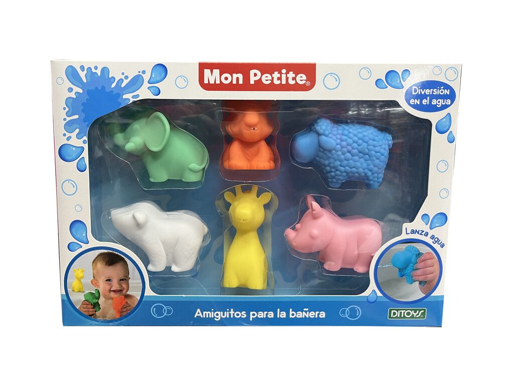 MON PETITE AMIGUITOS PARA LA BAÑAERA LANZA AGUA COD 2765