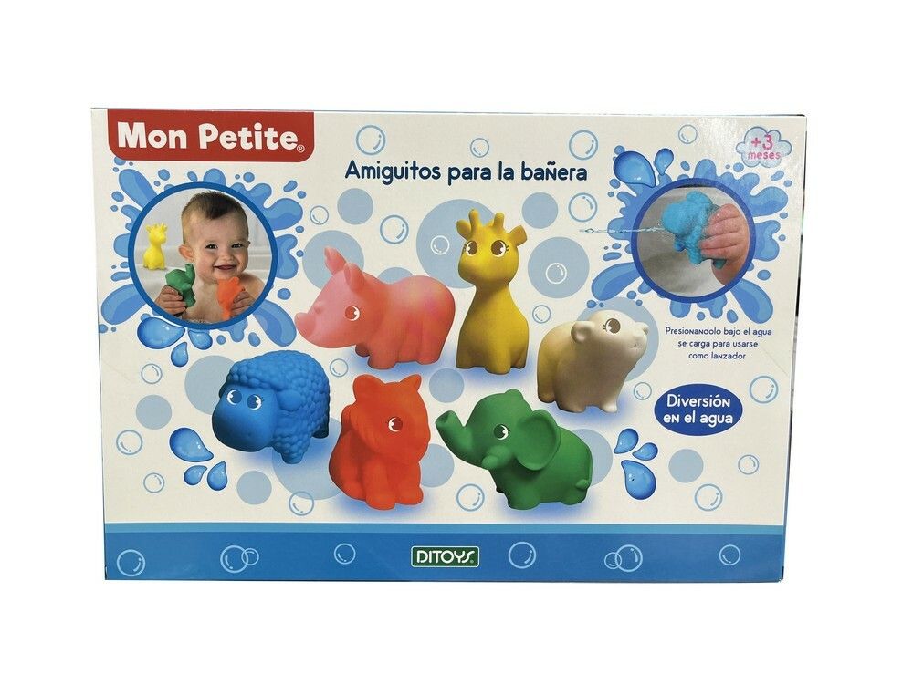 MON PETITE AMIGUITOS PARA LA BAÑAERA LANZA AGUA COD 2765 - Imagen 4
