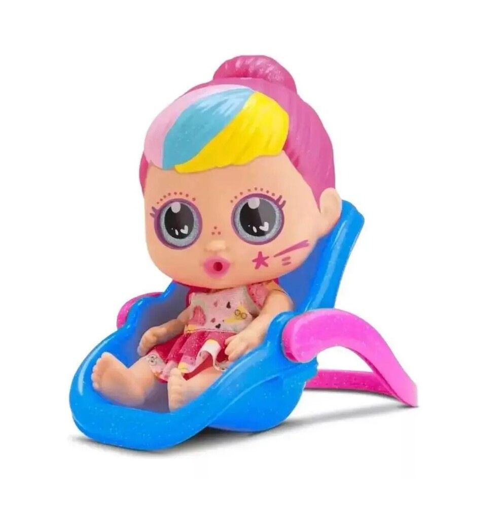 MUÑECA EN COCHE DE PASEO DIVER TOYS GLITTER COD DIV098 - Imagen 3
