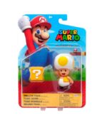 SUPER MARIO FIGURA ARTICULADA COLECCIONABLE COD 41375 YELLOW TOAD